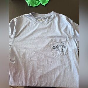 Salt Life Men's Blue Short Sleeve Tee